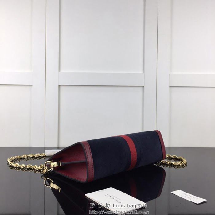 GUCCI古馳 新款 專櫃品質 原單 503877 藍色磨砂 女款肩背包 時尚托特包HY1414